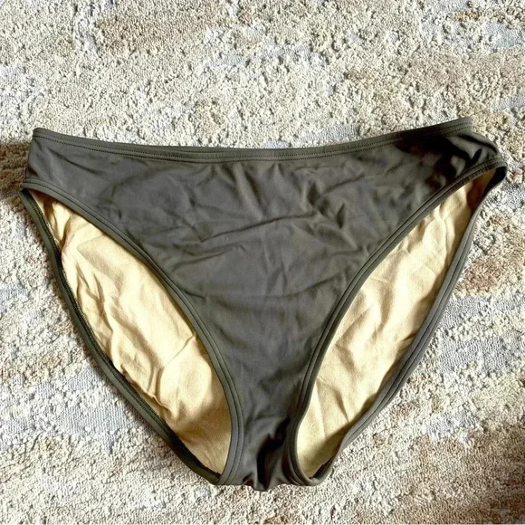 Victoria's Secret Vintage Army Green Bikini Bottoms: Size XL - Picture 1 of 6
